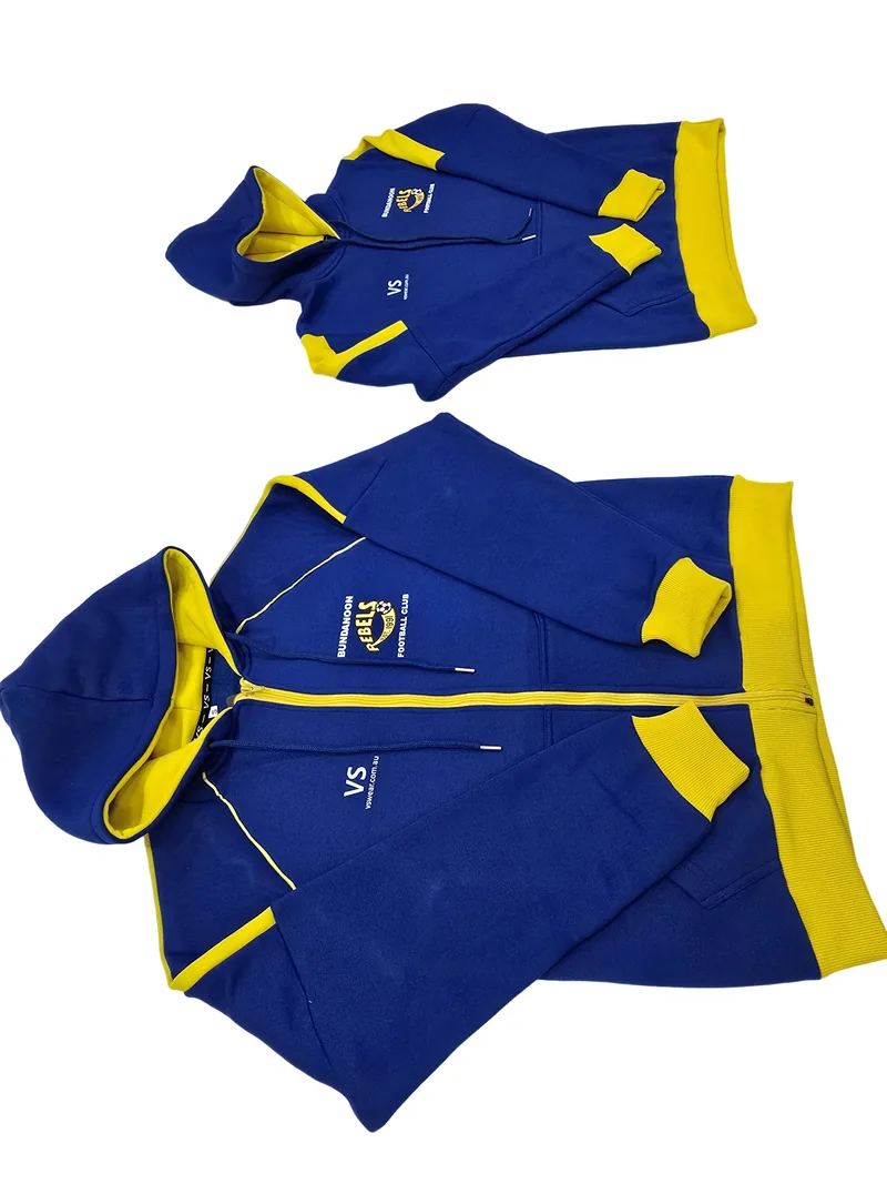 BRFC custom cotton zip-up hoodie and jacket, made by CustomHoodie (VS Wear)