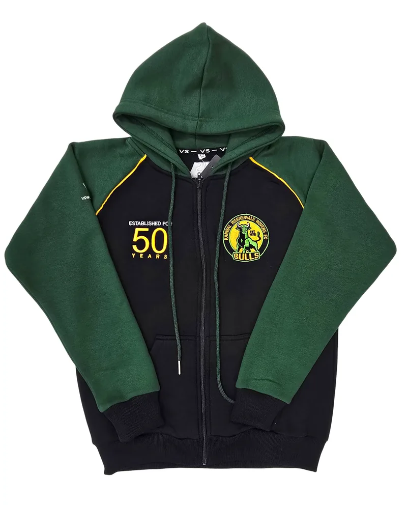 Kanwal Warnervale Rovers FC custom cotton zip-up hoodie, made by CustomHoodie (VS Wear)