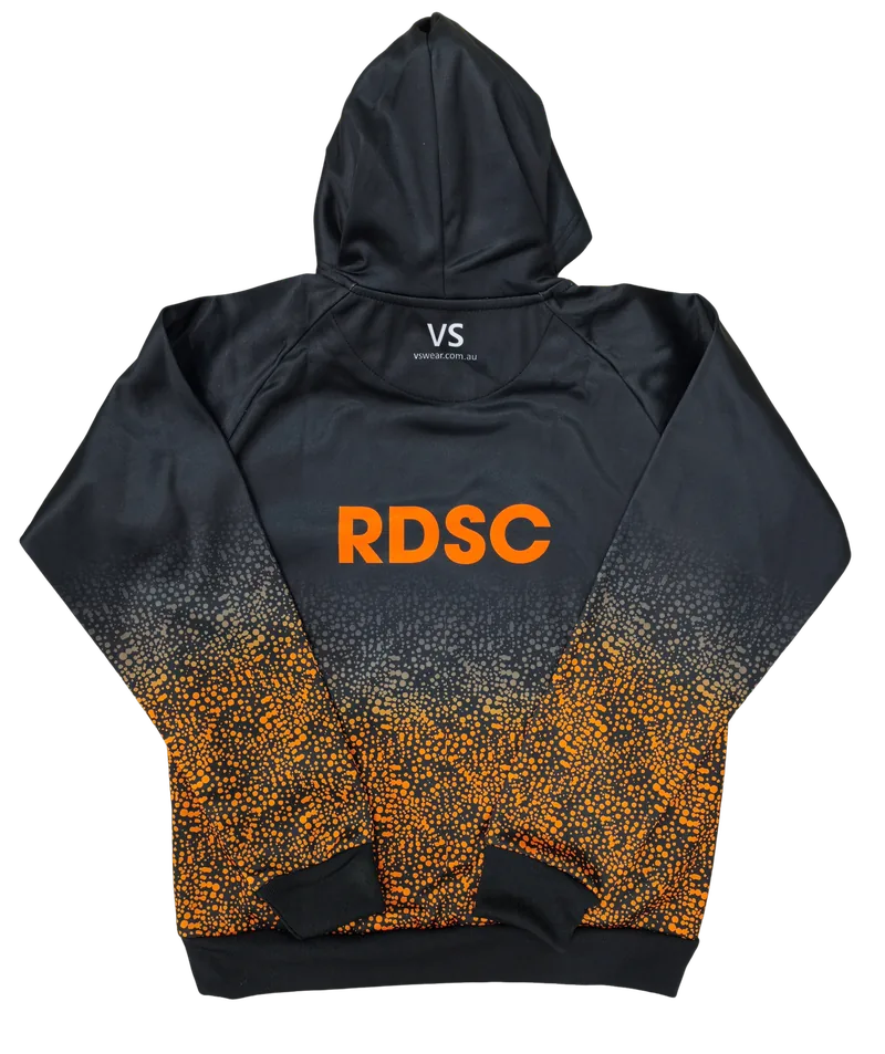Roxby Downs Soccer Club custom sublimated hoodie, made by CustomHoodie (VS Wear)